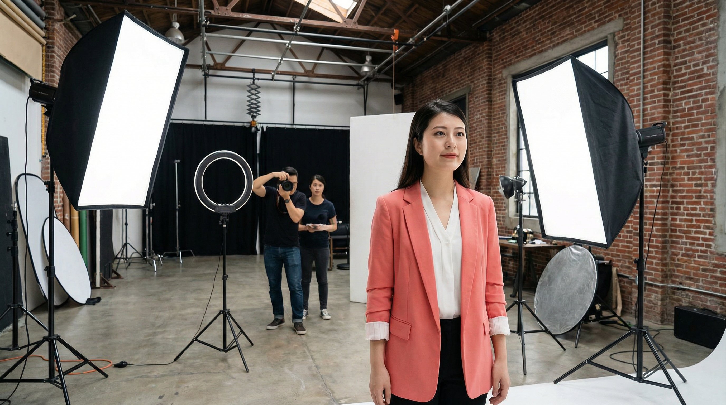 困困兔 摄影棚拍摄视频